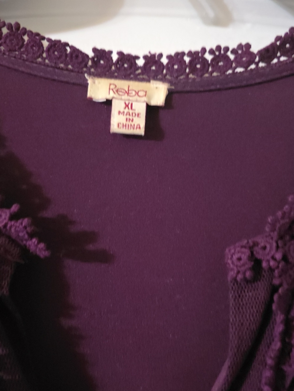 Reba Moonlight bliss  deep Plum Maxi Dress with Smocked Waist and Tie - Picture 4 of 7